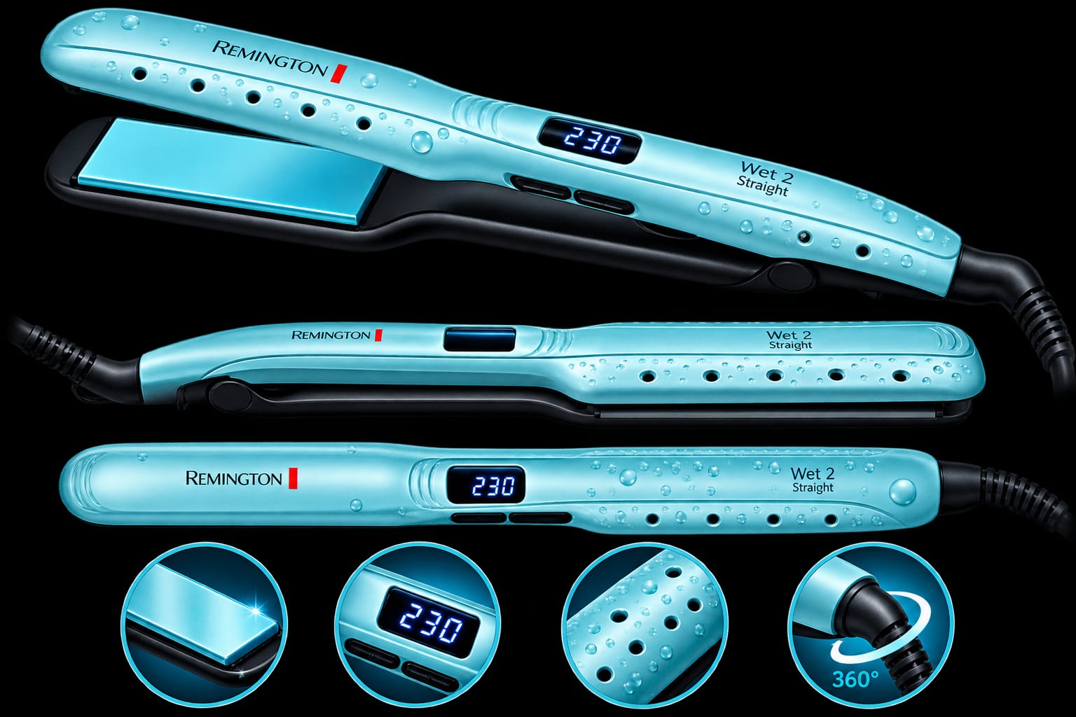 Remington Wet 2 Straight Hair Straightener - Image 2